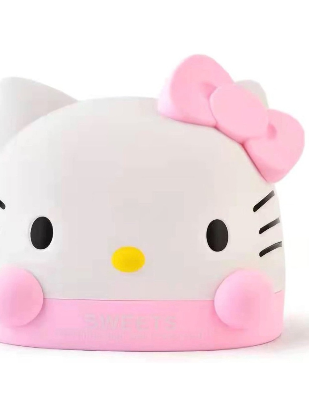 Hello Kitty White and Pink Night Light with Yellow Nose NWT